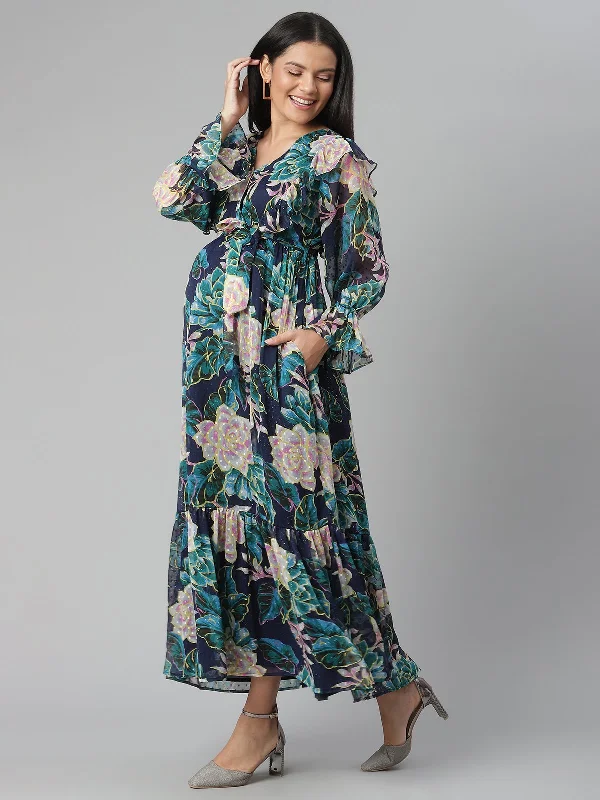 Maternity Tiered Maxi Frock