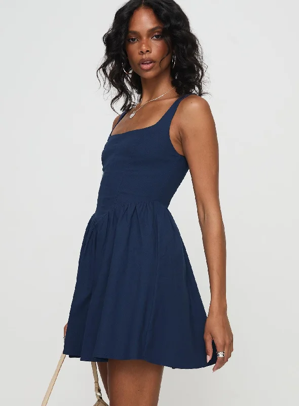 Martie Mini Dress Navy