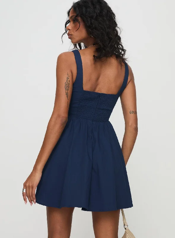 Martie Mini Dress Navy