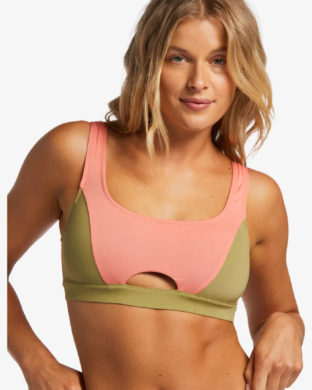 A/Div Full Tank Upf 50 Bikini Top - Cedar