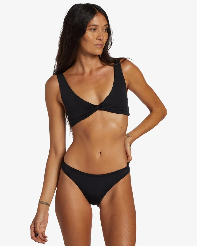 A/Div High Leg Bikini Bottoms - Black