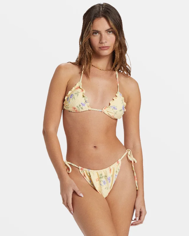 Kismet Bells Tie Side Bikini Bottoms - Yellow