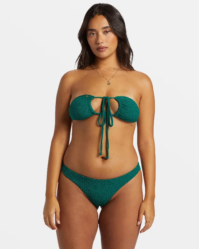 So Dazed Tanga Bikini Bottoms - Emerald Bay