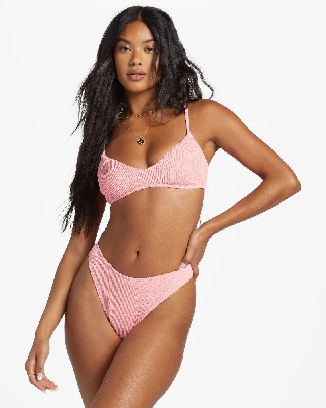 Summer High Bralette Bikini Top - Flamingo