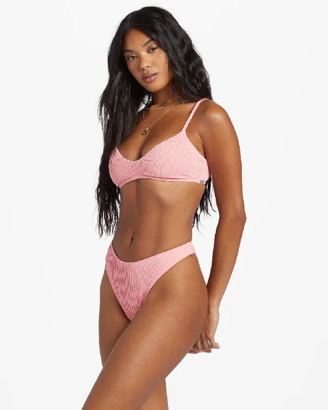 Summer High Bralette Bikini Top - Flamingo