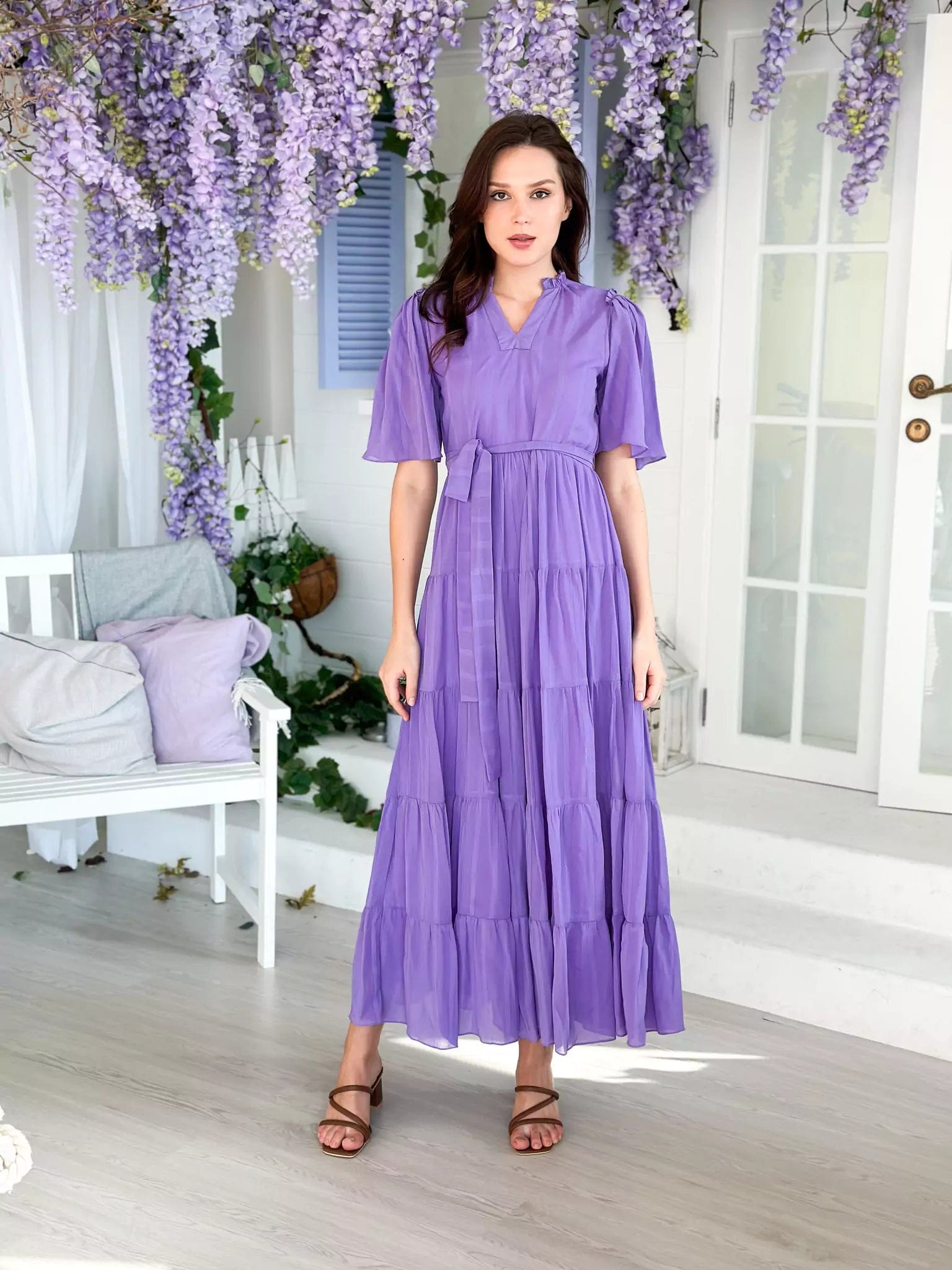 Amethyst Lilac Long Dress