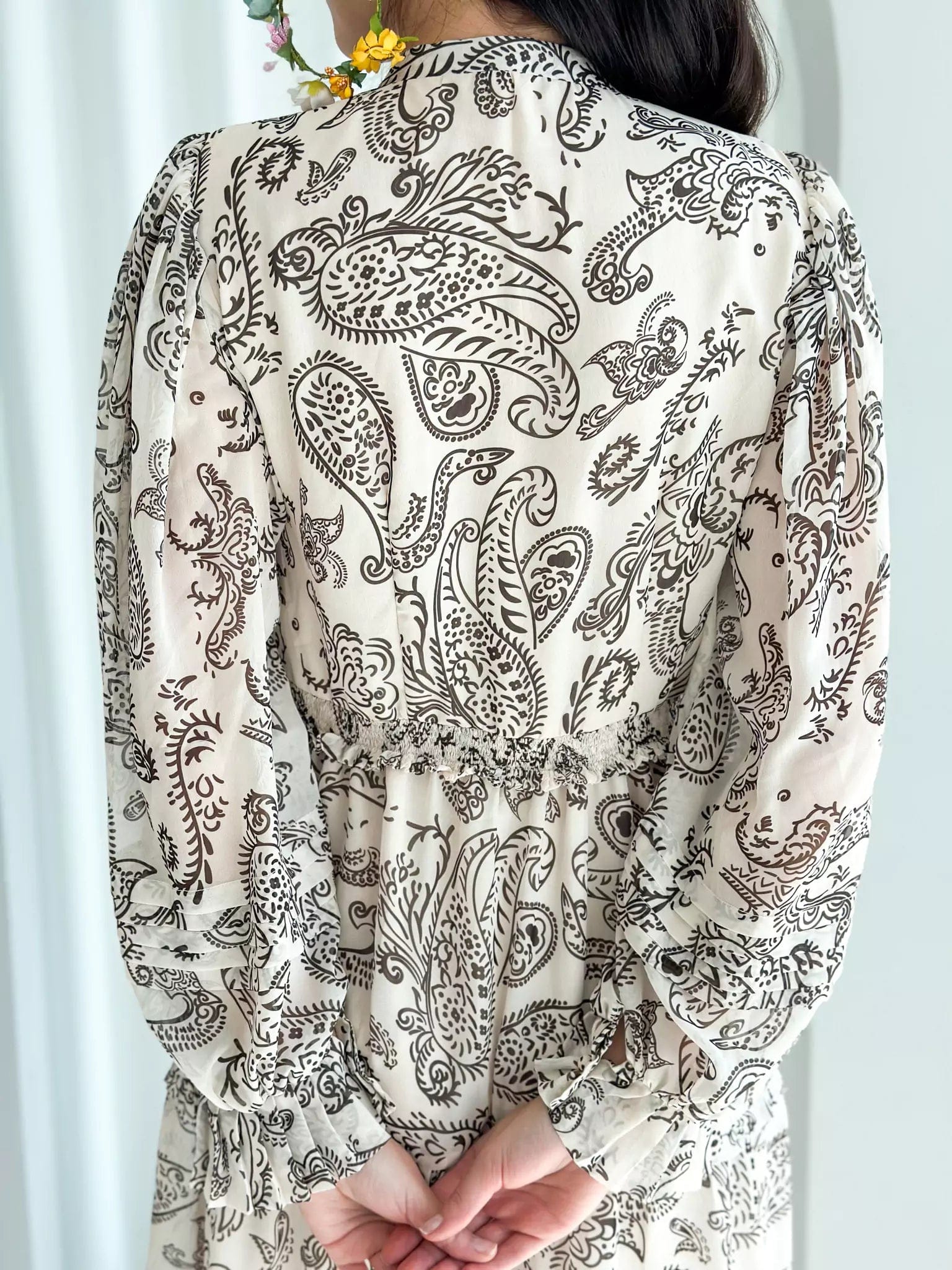 Crazy Paisley Long Dress