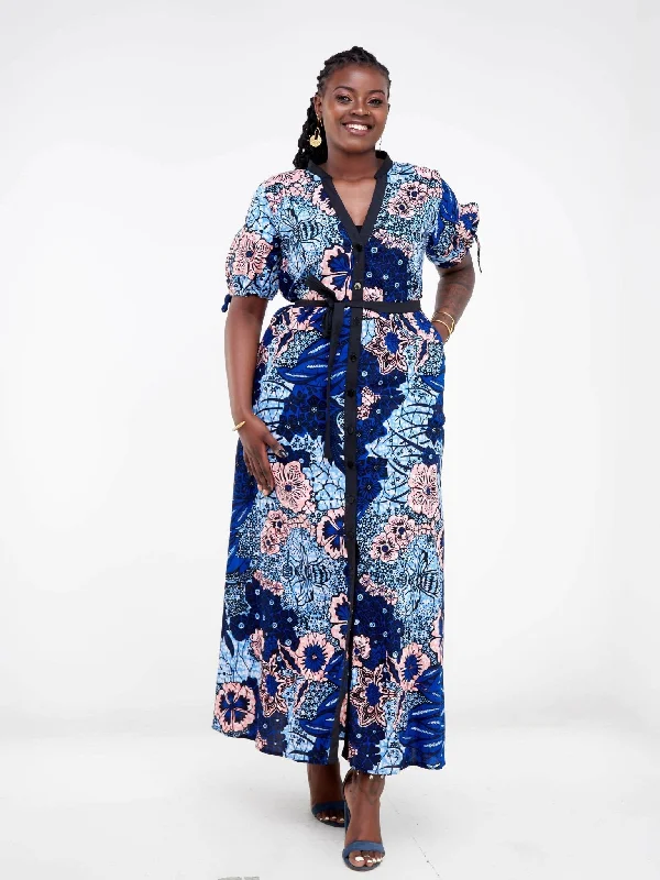 Kidosho Hami Dress - Blue Floral