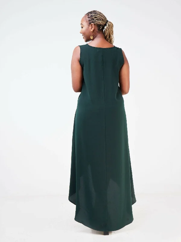 Salok Havilah Bumbe Highlow Maxi Dress - Green