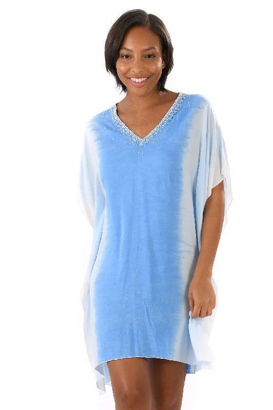 Goddess Kaftan / Capri Blue Ombre