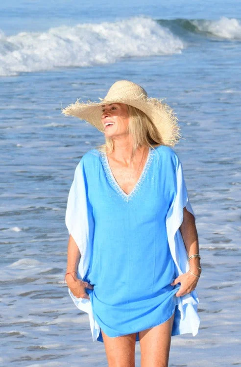 Goddess Kaftan / Capri Blue Ombre