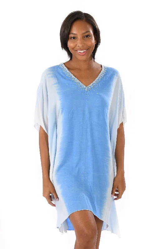 Goddess Kaftan / Capri Blue Ombre