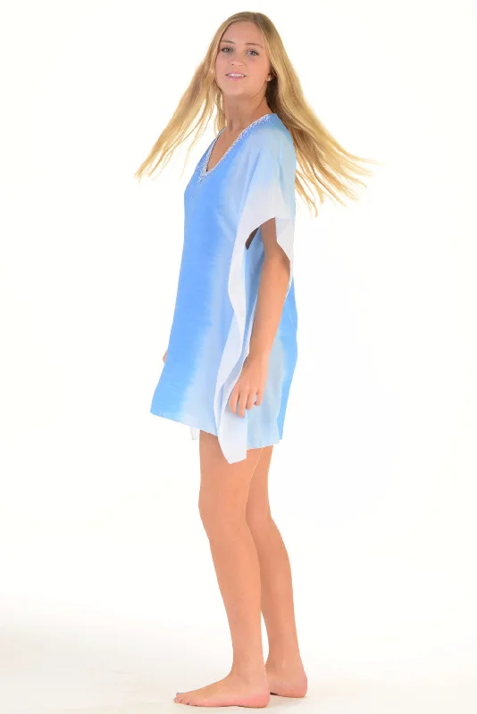 Goddess Kaftan / Capri Blue Ombre