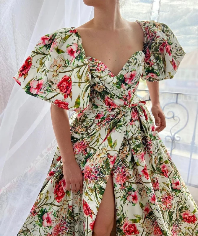 Daydream Flower-patterned Gown