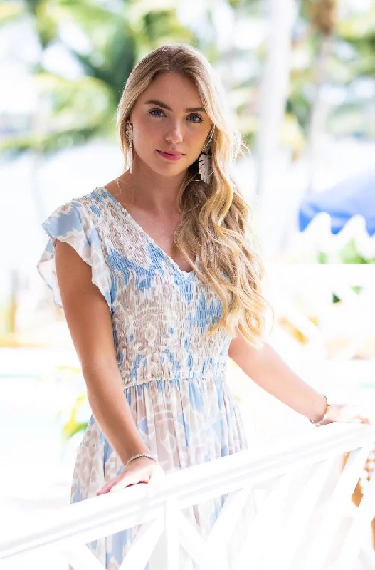 Malibu Dress / Sand and Sea Ikat