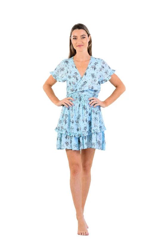 Sarah Dress / Blue Jungle