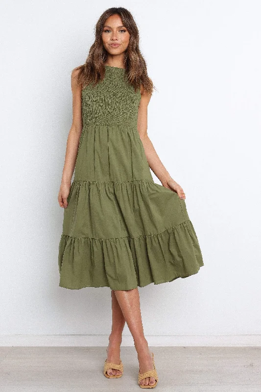 Erhardt Dress - Olive