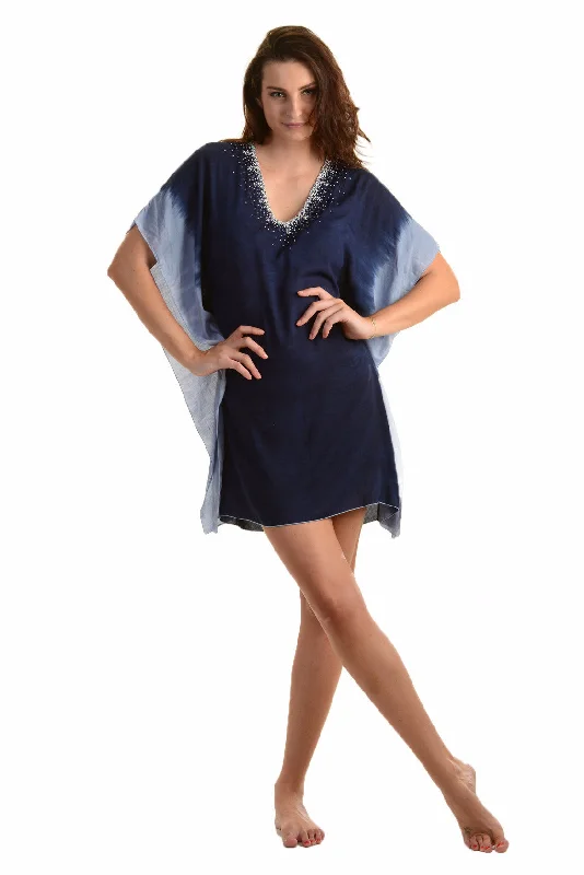 Goddess Kaftan / Starry Night Navy