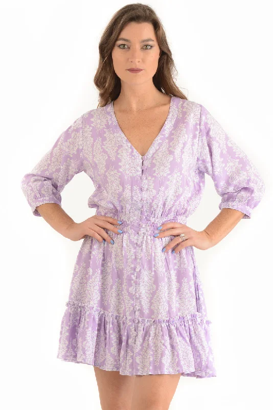 Kelsey Dress Short / Lavender