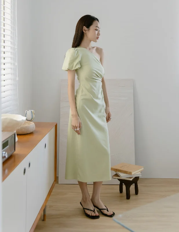 Meera Cutout Toga Dress in Sage