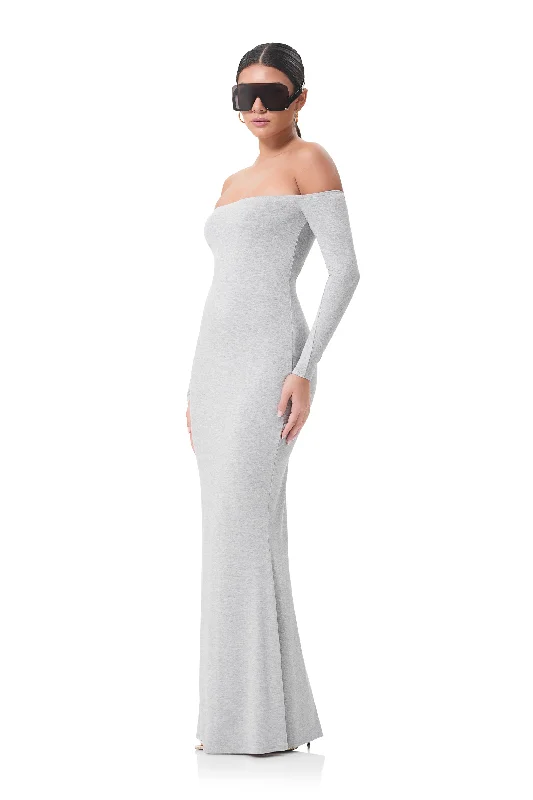 Mickey Maxi Dress - Heather Grey