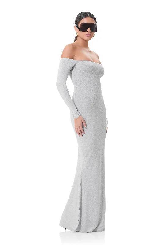 Mickey Maxi Dress - Heather Grey