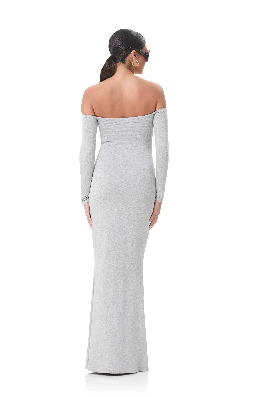 Mickey Maxi Dress - Heather Grey