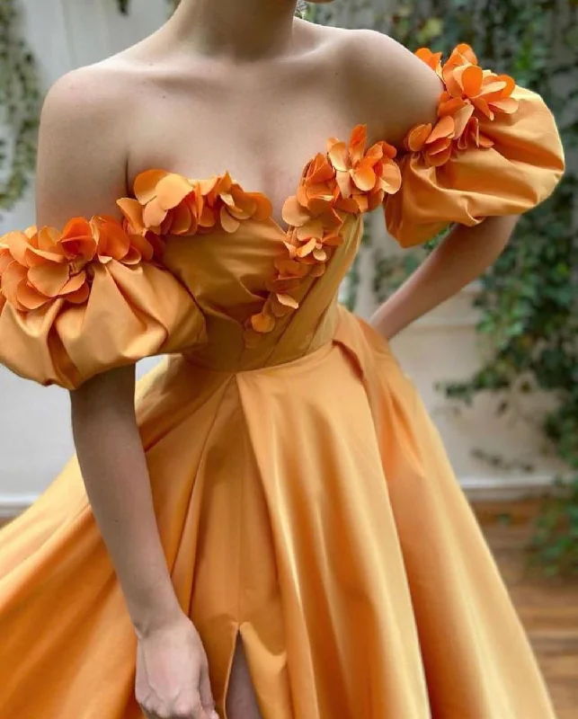 Sunset Bloom Gown