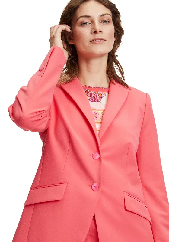 Betty Barclay Straight Fit Blazer, Coral