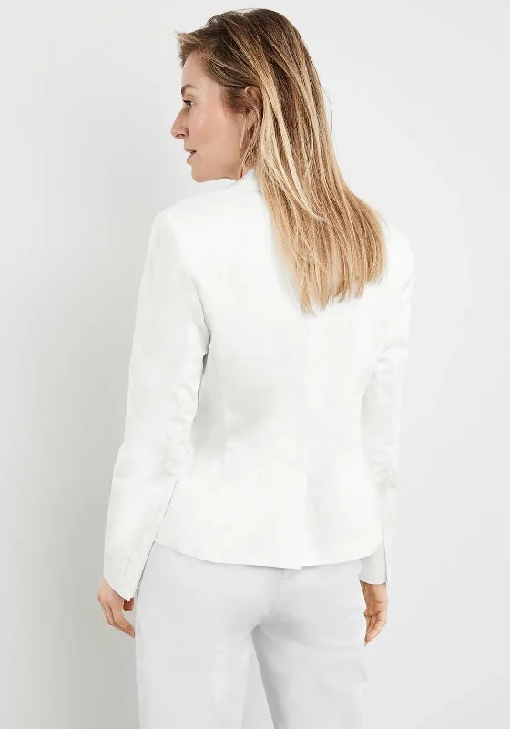 Gerry Weber Lapel Collar Blazer, White