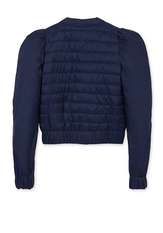 Mayoral Girls Soft Puffer Jacket, Navy