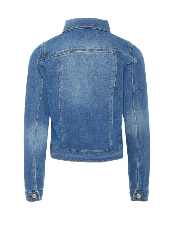 Name It Girls Star Rika Denim Jacket, Blue