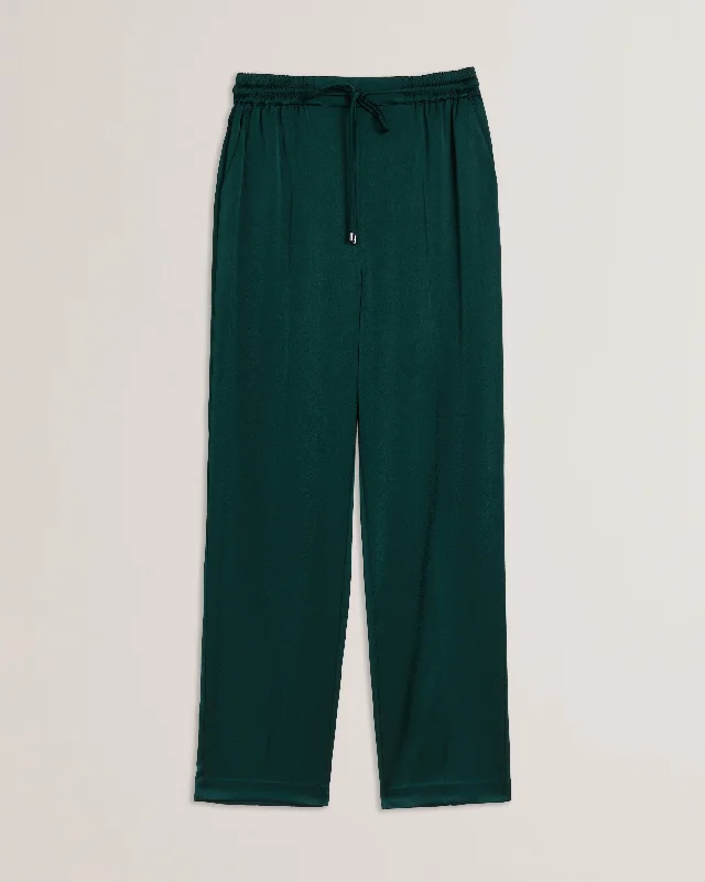 Natori Satin Slim Fit Jogger Dk-Green