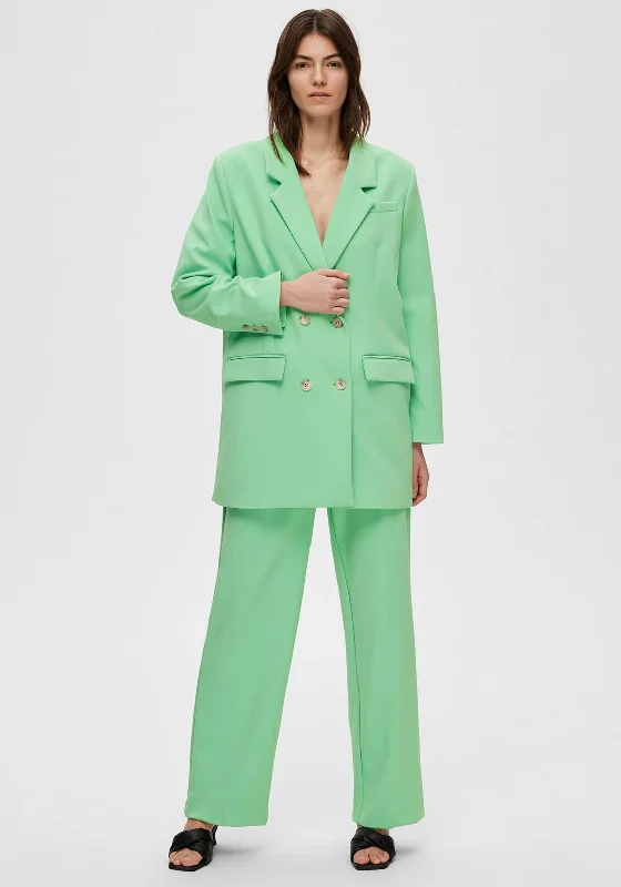 Selected Femme Myla Relaxed Blazer, Absinthe Green