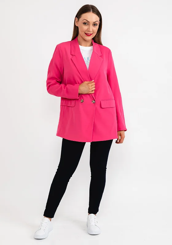 Soyaconcept Gabi Double Breasted Blazer, Pink