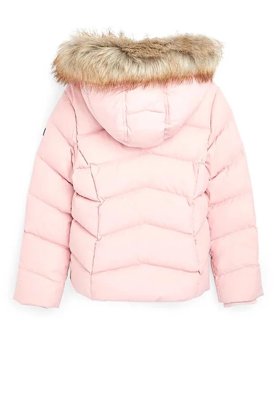 Tommy Hilfiger Girls Essential Down Jacket, Pink