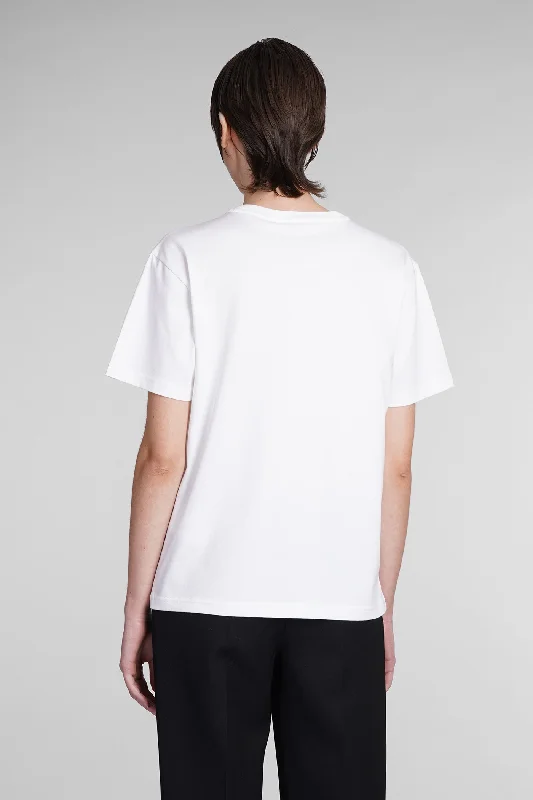 T-Shirt in white cotton