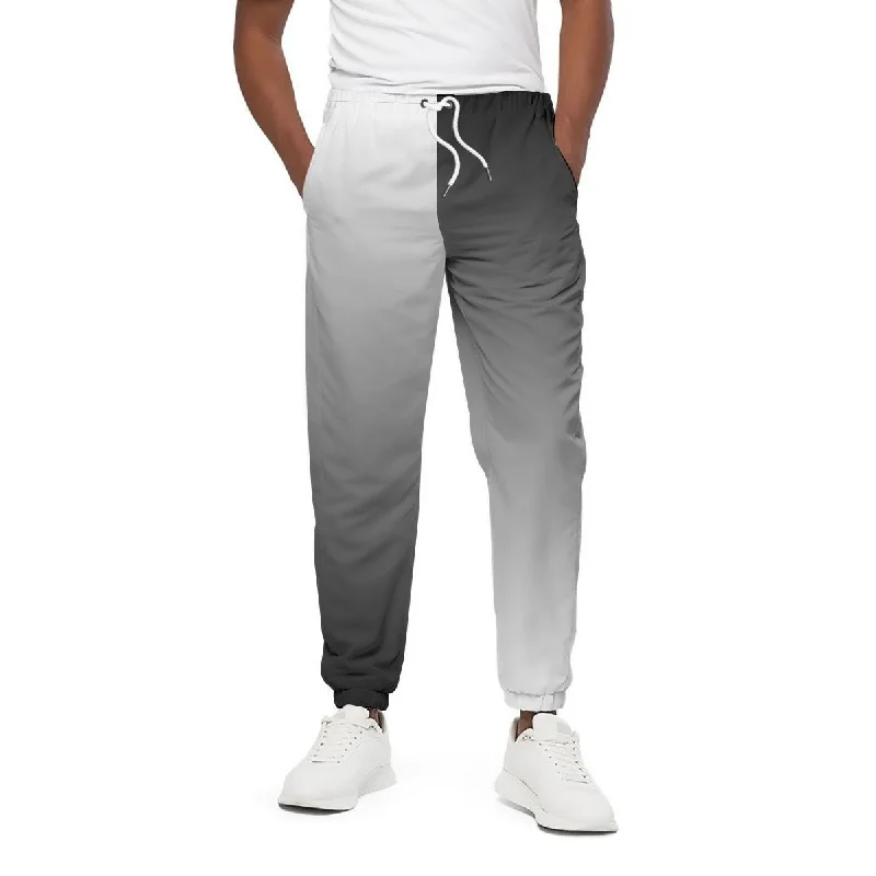 Black & White Ombré Sweatpants