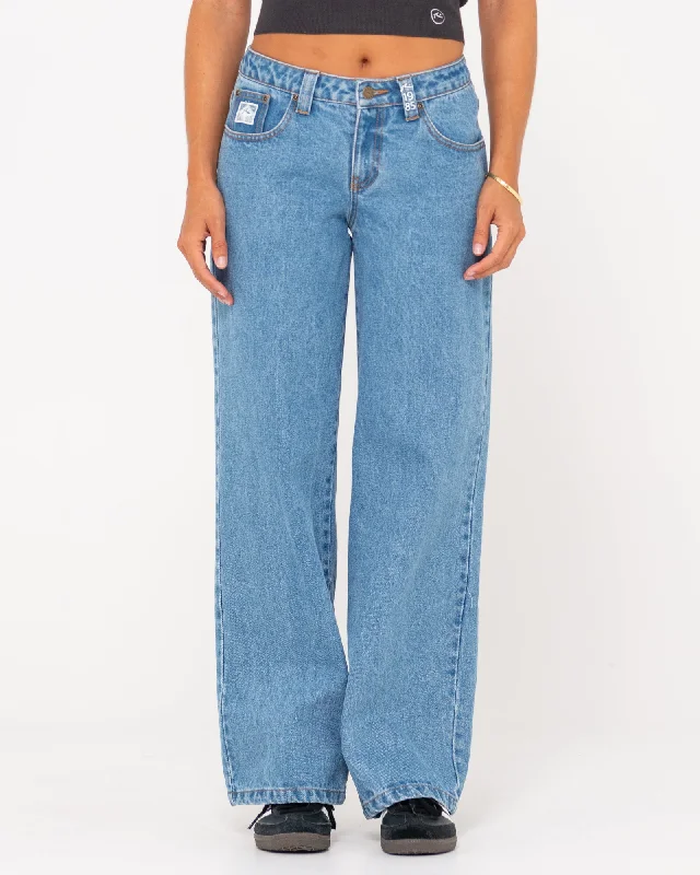 Low Rise Super Wide Leg Jean