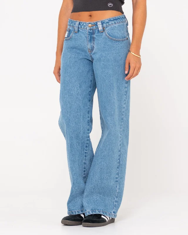 Low Rise Super Wide Leg Jean