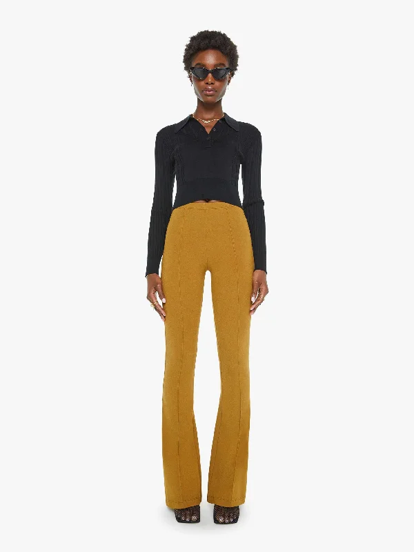 SABLYN Bailey High Rise Pintuck Flare Pant - Matte Gold