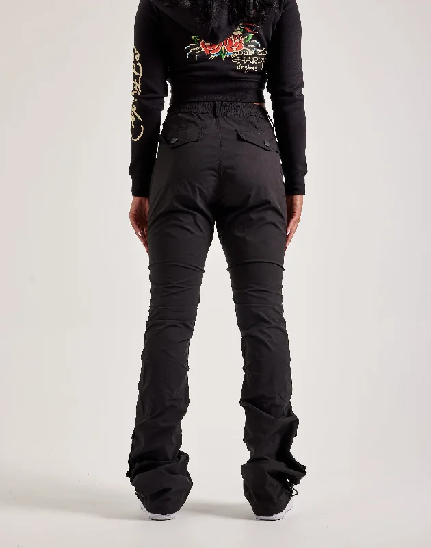 Smoke Rise Stacked Nylon Cargo Pants