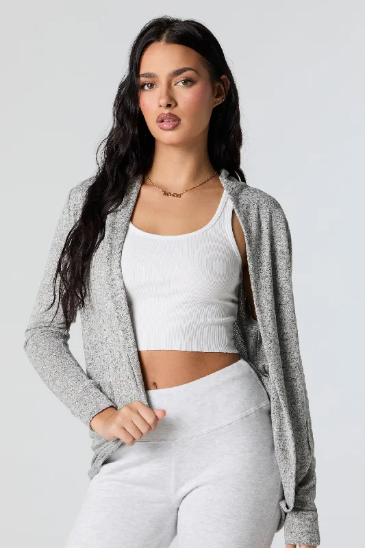 Long Sleeve Cocoon Cardigan