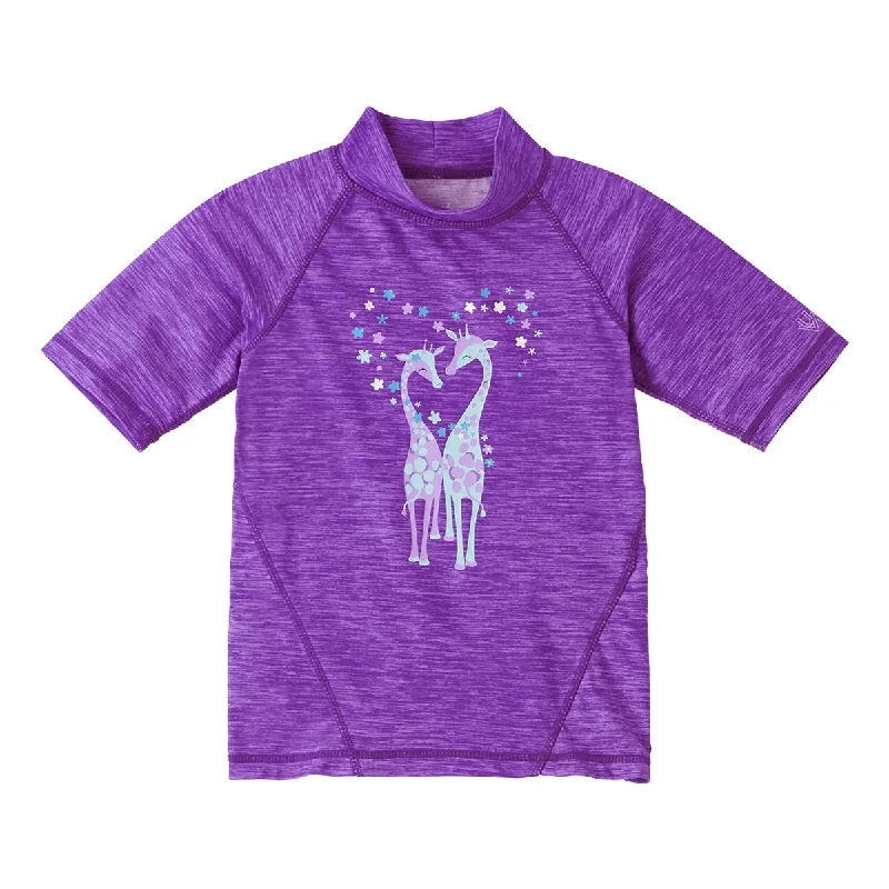 Girl's Short Sleeve Sport Sun & Swim Shirt | FINAL SALE