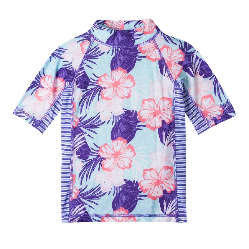 Hibiscus Floral Stripe / 2T