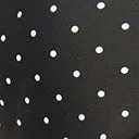 Unique Vintage Black & White Pin Dot Peplum Solana Tankini Swim Top