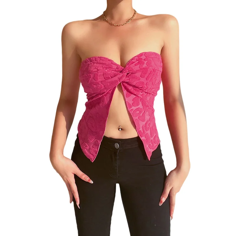 Amy Fashion - Sexy Slim Skinny Corset Cropped Top