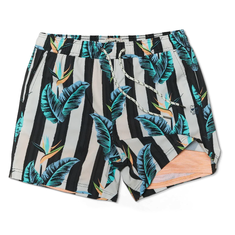 GULF STRIPE SPORT LINED SHORT - NAVY