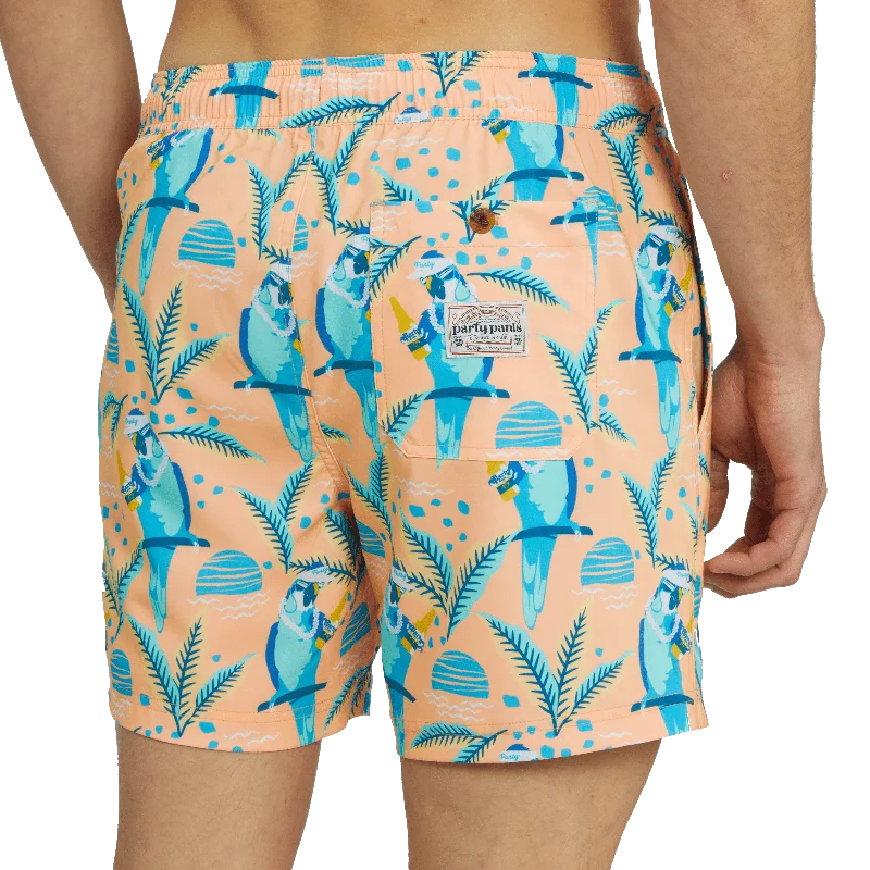 NICE BIRDIE PARTY STARTER SHORT - CORAL