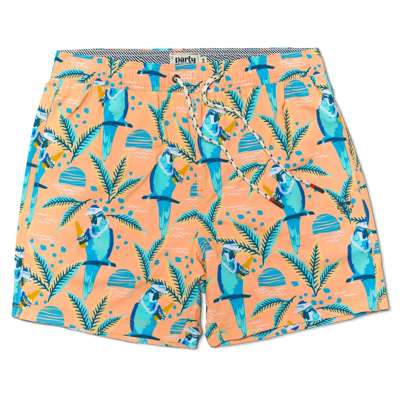 NICE BIRDIE PARTY STARTER SHORT - CORAL